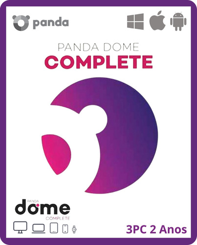 Panda Antivirus Dome Complete - 2 Anos 3 Dispositivos