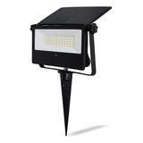 Reflector Led Solar 30w Con Estaca Parques Jardines Ip65