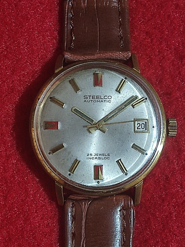 Reloj Hombre Steelco 25 J, Automátic Para Reparar (vintage).