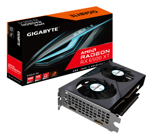 Placa De Video Amd Gigabyte Radeon Rx 6500xt Eagle 4gb