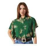 Camisa Algodon Mujer Wanama Century Blossom Premium