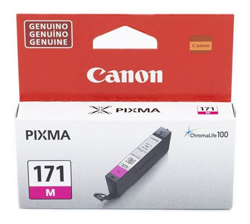  Cartucho De Tinta Canon Cli-171 M Magenta Para Pixma Mg6810