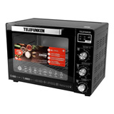 Horno De Mesa Eléctrico Telefunken Tf E850c 80l Negro 220v