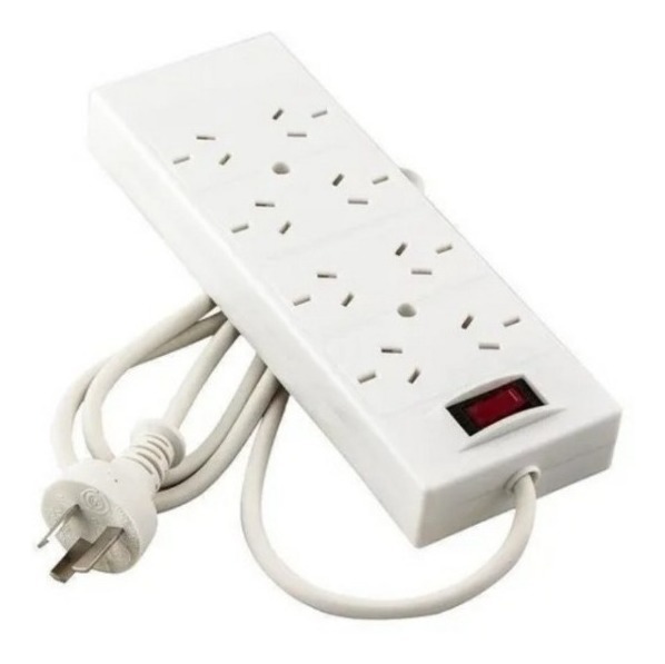 ZAPATILLA DE 8 TOMAS CON CABLE DE 1.5MTS