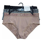 Set De 3 Calzones Bikini Calvin Klein Originales Talla M