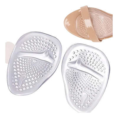 Plantillas Metatarso Suaves Antepié Silicona Pies Tacones Único Transparente | MercadoLibre