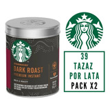 Café Instantaneo Premium Starbucks Dark Roast - Pack X2