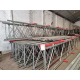 Rack Via Penetrable Mecalux 370cm Para 4 Niveles Galvanizado