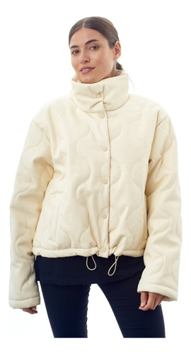 Campera Matelasse Puffer Abrigo Larga Tapado Mujer Suteki