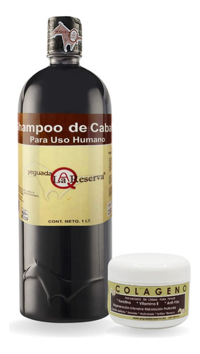 Kit Completo Yeguada La Reserva  Shampoo 100% Original + Colageno Chico Yeguada