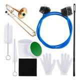 Kit De Limpieza Trombn 7 Piezas - Cepillo Flexible, Grasa Pa