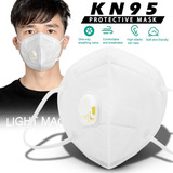Cubrebocas N95 Válvula 5 Capas Filtro Respirador Kn95 | 5pz