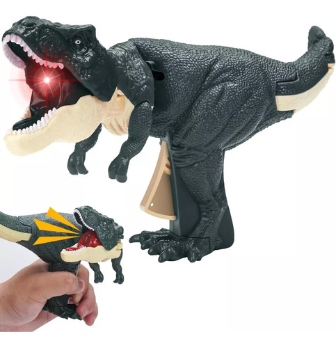 Dinosaurio Zazaza T Rex Con Luces Y Sonido. Juguete De Moda