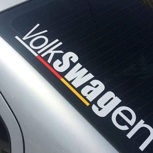 Sticker Volk Swagen Calcomania Parabrisas Auto Pick Up Suv