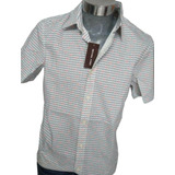 Camisa Michael Kors Para Hombre Talla S Clásic Fit Blanca.