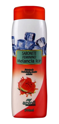 Sabonete Liquido Intimo Feminino 210ml Apinil Melancia Ice