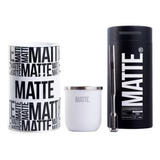 Mate Termico Acero Inoxidable Steel C/ Bombilla Yerbero Pack