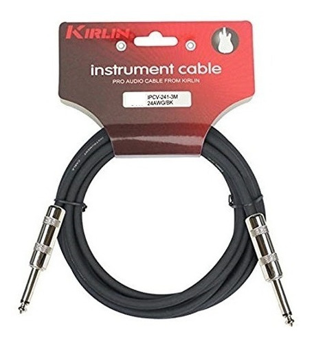 Cable Plug-plug Kirlin Conector Metal 3mt - Gorila Music