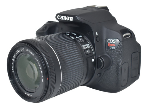 Cámara Digital Canon Eos Rebel T5i + Lente 18-55mm De 18mgpx