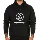 Blusa Moletom Linkin Park Rock Banda Canguru