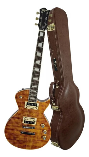 Guitarra Elétrica Tagima Mirach Les Paul Flamed Com Case 