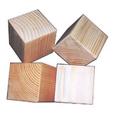 3 Pulgadas Naturales Inacabados Bloques De Madera - Conjunto