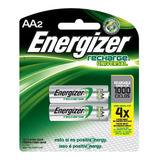 Pila Recargable Energizer Tamaño Aa 2 Unidades