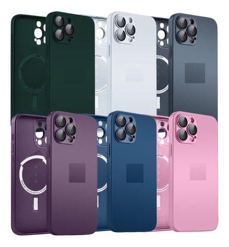 Capa Capinha Magnética Vidro Para iPhone 11 12 13 14 Pro Max