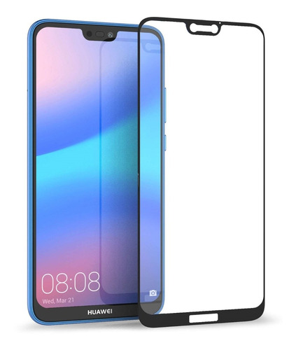 Lamina Vidrio Templado Completo Para Huawei P20 Lite