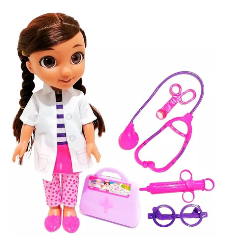 Muñeca Doctora Juguete Sonido Accesorios Niñas Infantil