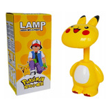 Lampara Led De Mesa Pikachu Pokemon Recargable Ref. Gl336 