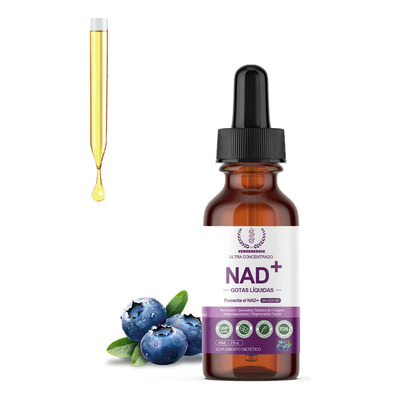 Nad+ Gotas Nr Nicotinamida Ribosa Antioxidante Mujer Hombre Sabor Arándano | MercadoLibre