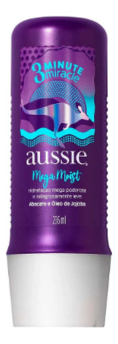 01 Creme De Tratamento Aussie 3 Minutos Miracle Mega Moist