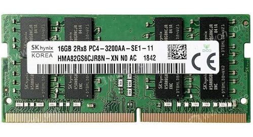 Memoria Ram Sk Hynix 16gb 2rx8 Pc4-3200aa Sodimm Laptop