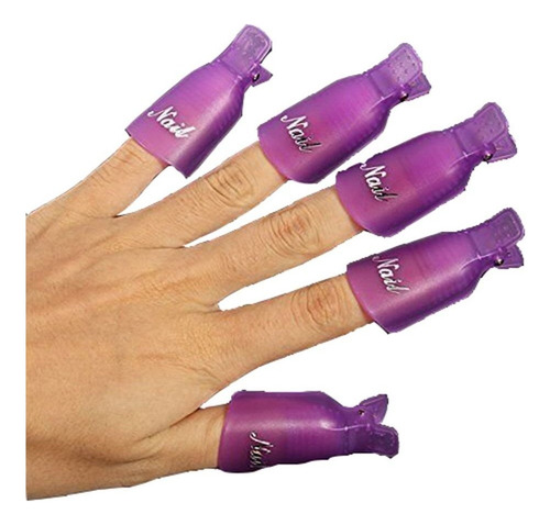 Highrock 10pcs Removedor De Esmalte Acrilico Para Uñas 