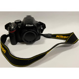  Nikon D3200 Dslr Color  Negro