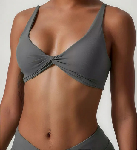 Top Deportivo Yoga Sin Broche Tirante Ajustable Lisaunitalla