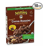 Cereal Orgánico De Annie, Cacao Los Conejos, Avena, Maíz, Ce