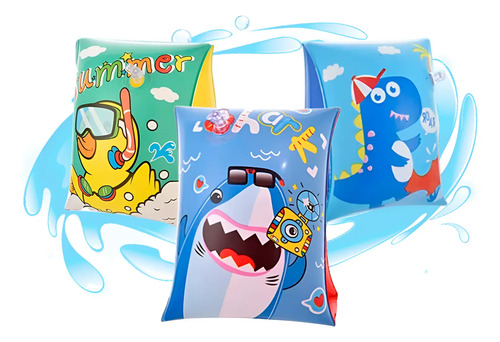 Boia De Braço Infantil Criança Colorida Praia Piscina Verao | MercadoLivre