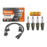 Kit Cables + Bujias Ngk Fiat Palio Siena 1.4 Fire 07 08 09