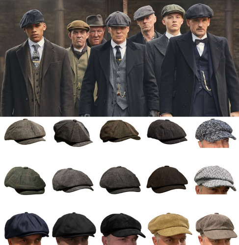 Boina Peaky Blinders Inglesa Irlandesa Gorra Gatsby Newsboy 