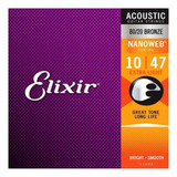 Encordoamento Violão Aço Elixir 010 11002