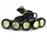 5pcs 12led Car Eagle Eye Lights 23mm Luces De Circulación