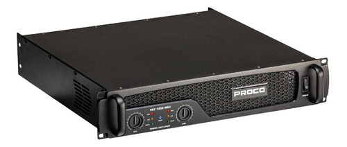 Proco Pax 1200 Mk2 Potencia Amplificador 600+600 W Rms 4ohms Color Negro