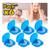 Pack X6 Protector Bucal Boxeo Placa Bruxismo Antirronquido