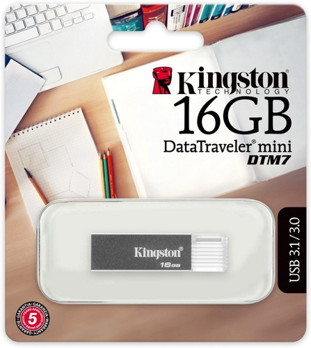 Kingston Memoria Usb 3.0 16gb Original Nueva C/ Blister Mayoreo Alta Velocidad Lap Pc Dtm7