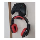 Suporte De Parede P/ Controle Xbox One, Ps4, Ps3 + Headset