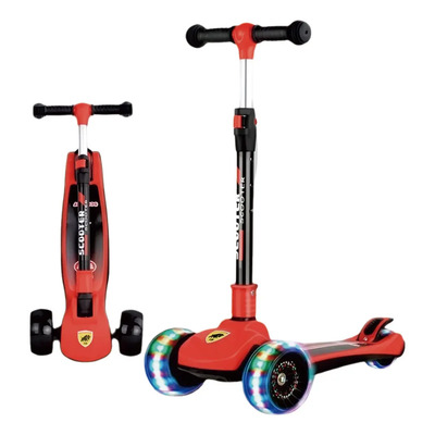 Patinete Plegable Ajustable Para Niños Y Niñas Con Led Music | Envío gratis