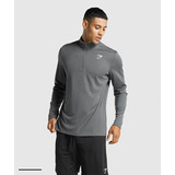 Gymshark Arrival 1/4 Zip Pullover - Charcoal