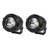 1 Par Faro Led 25w Luz Fija Exploradora Autos Motosjeep